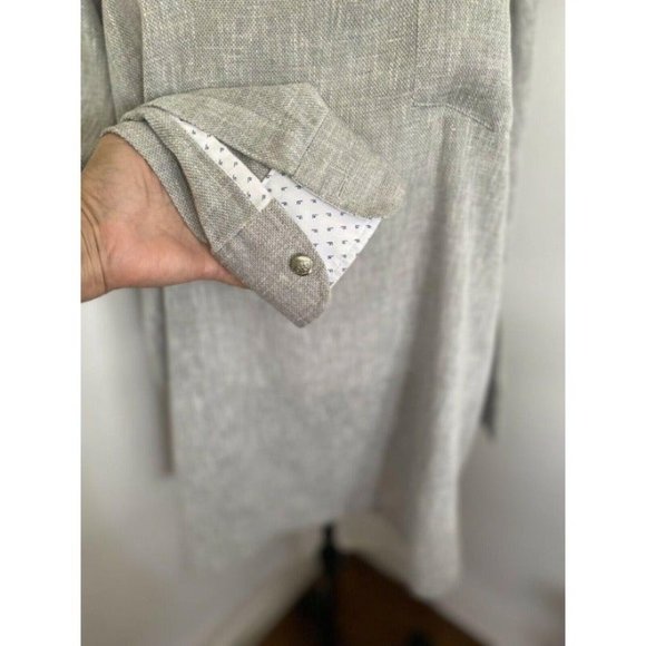 Vintage Anand‎ Woven Tunic Top Jacket L/X - Picture 8 of 10